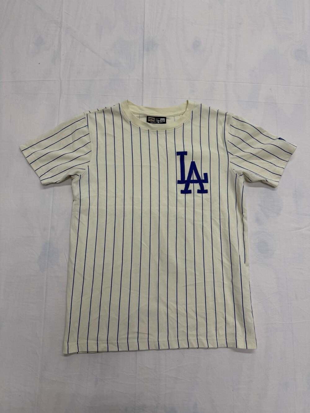 New Era Cooperstown Collection Los Angeles Dodgers Pinstripe T-Shirt